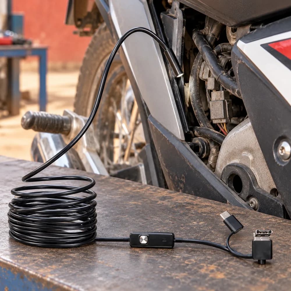 Caméra endoscope USB en situation